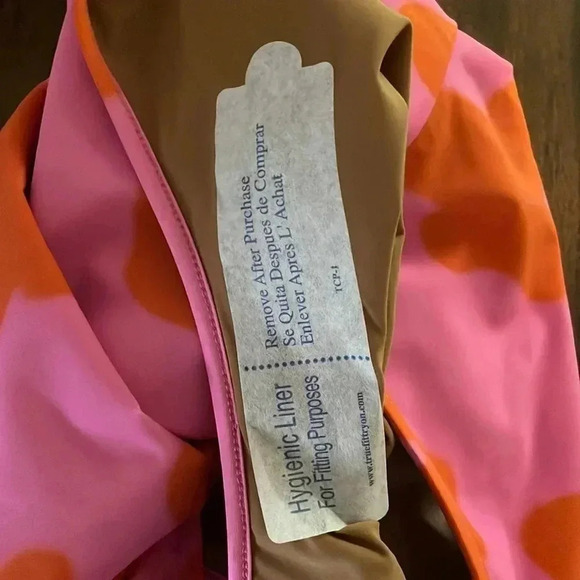 Nu Swim Noodle Floral One Piece Swimsuit Pink XXL - Picture 8 of 8